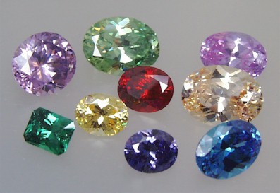 AAA Loose Mixed Lot Cubic Zirconia Gems - 2-10mm Round All Colors - USA Seller